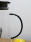 Preview: Glaskrug 1,3L mit Deckel - Black High